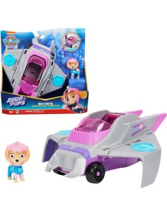 Paw Patrol, veicolo trasformabile Aqua Pups di Skye, personaggio Skye incluso, giochi per bambini 3 anni, avventure marine 2