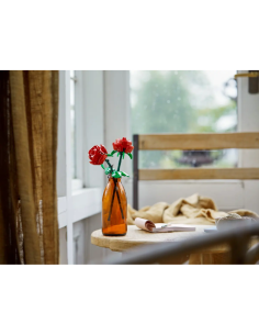 LEGO Creator Rose, Set di Fiori Finti da Costruire, Decorazione per Casa e Accessori per Bambini da 8 Anni 40460