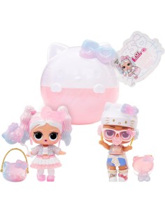 L.O.L. Surprise Loves Hello Kitty Tots, Edizione Limitata 50° Anniversario, Miss Pearly e Crystal Cutie, Accessori, Collezione
