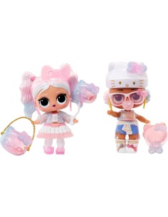L.O.L. Surprise Loves Hello Kitty Tots, Edizione Limitata 50° Anniversario, Miss Pearly e Crystal Cutie, Accessori, Collezione