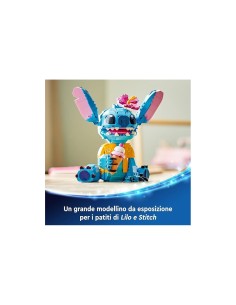 LEGO Disney Stitch 43249, Personaggio da Costruire, Parti Mobili, Camicia, Cono Gelato, Gioco per Bambini, Idea Regalo 2