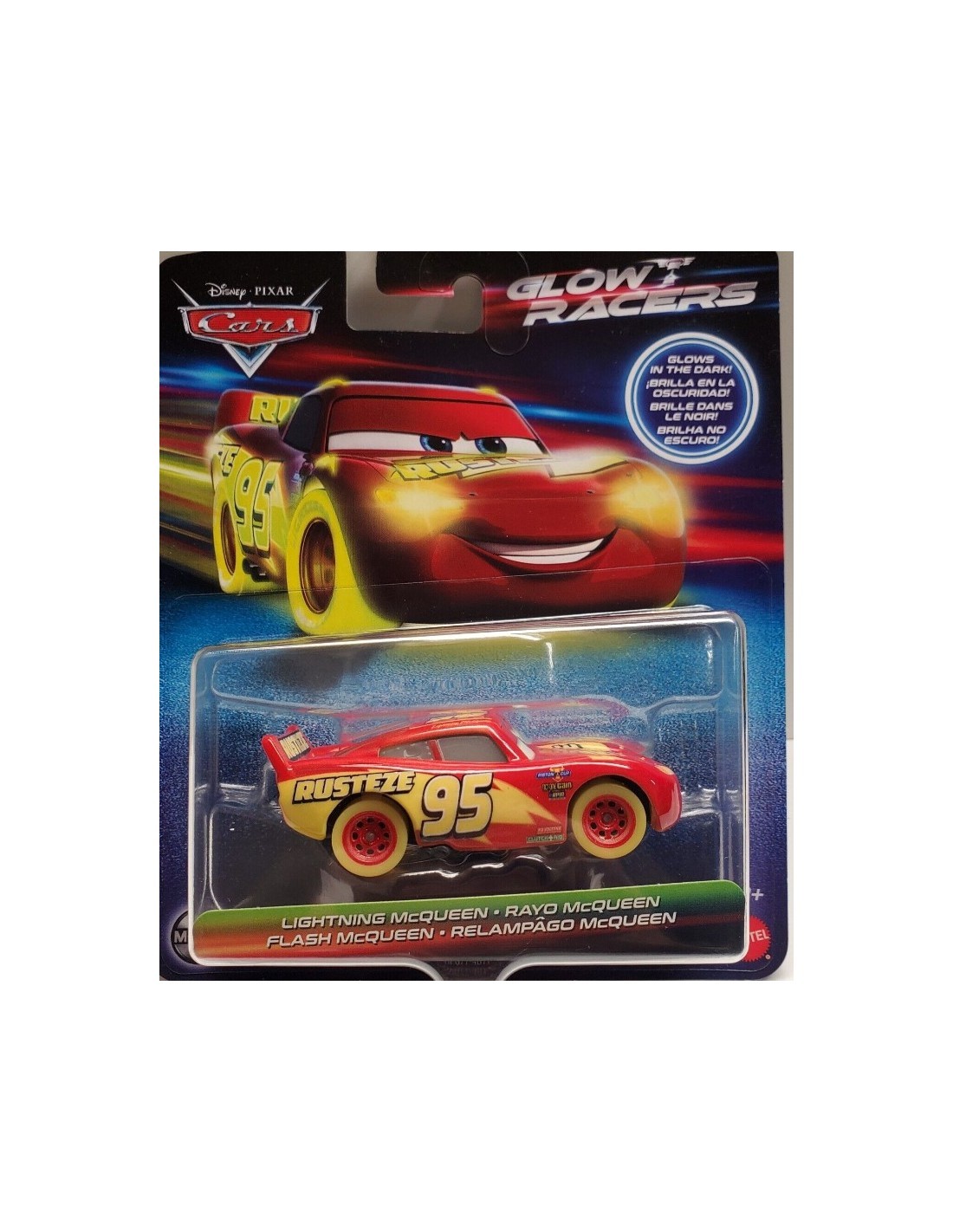 Disney Cars Glow Racer - Veicoli giocattolo assortiti