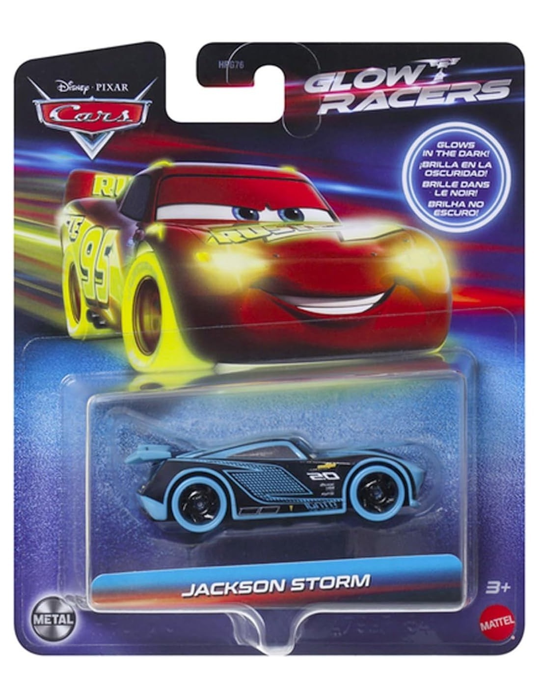 Disney Cars Glow Racer - Veicoli giocattolo assortiti