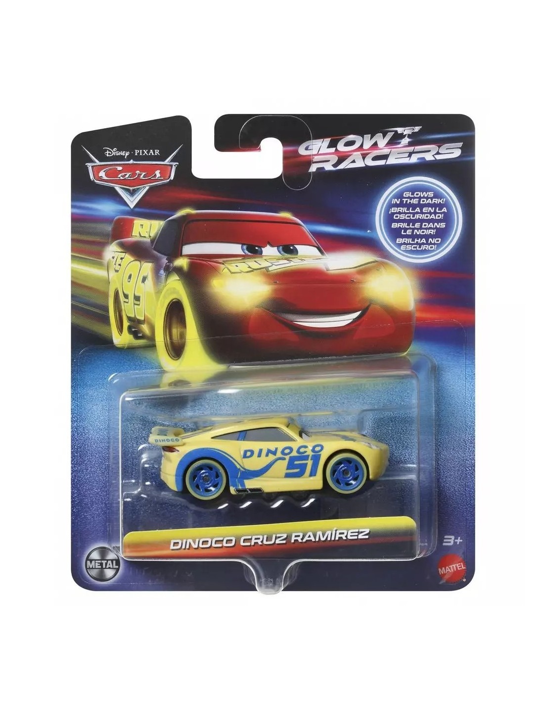 Disney Cars Glow Racer - Veicoli giocattolo assortiti