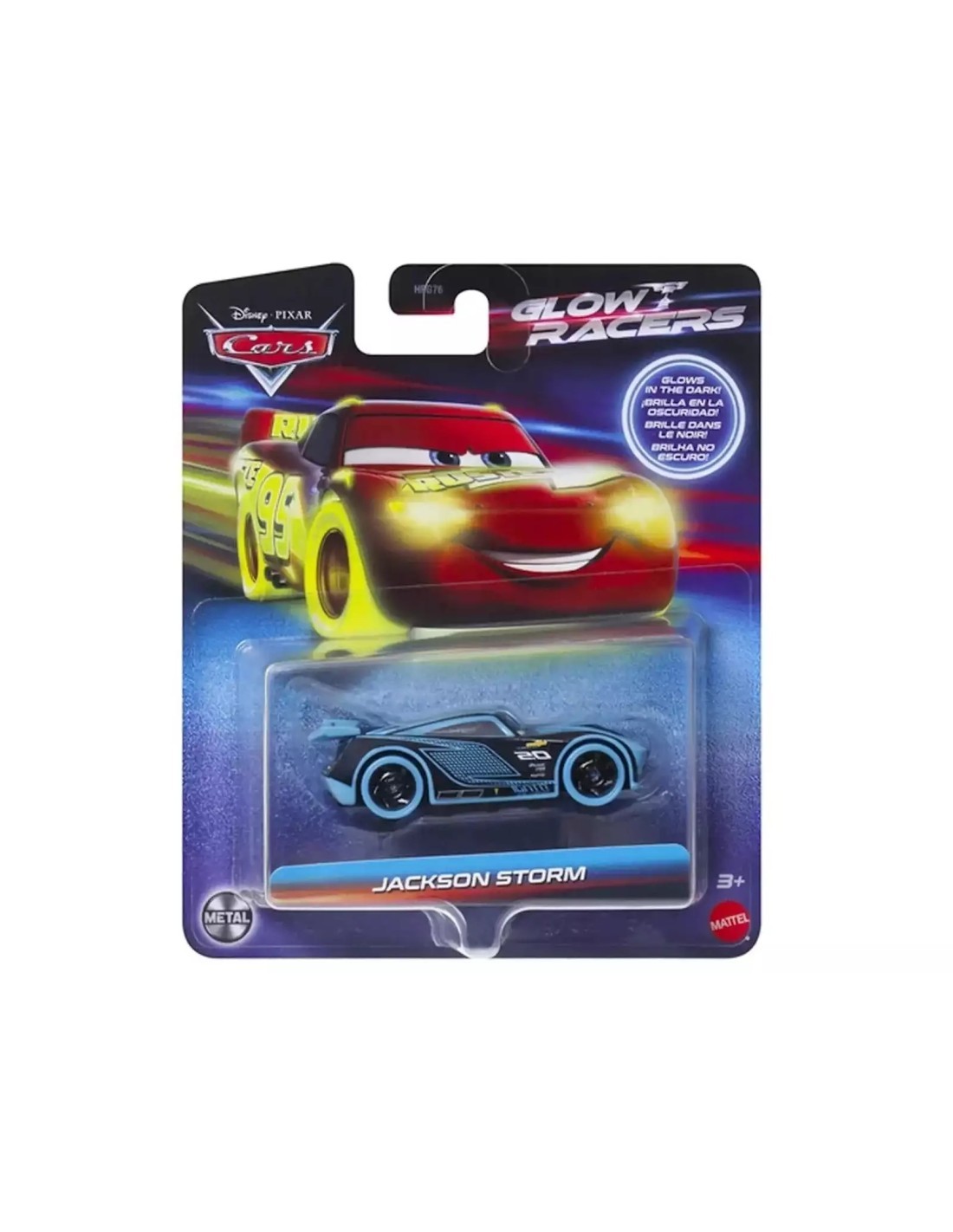 Disney Cars Glow Racer - Veicoli giocattolo assortiti