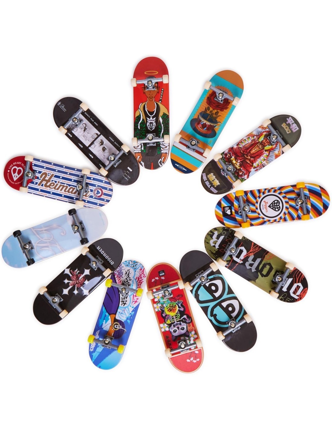 Tech Deck, fingerboard 96 mm, design autentici, grafiche skate iconiche, personalizzabile, per bambini 6+ anni