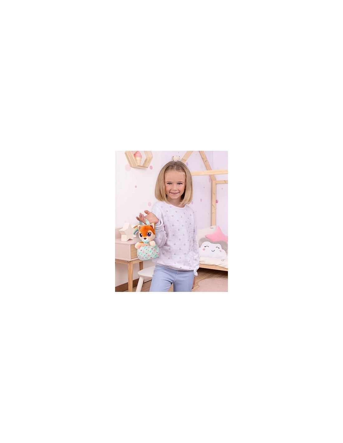 Baby Paws, mini cuccioli Beagle peluche interattivi, borsetta da portare, suoni realisti, giocattolo per bambini 3 anni+