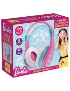 BARBIE CUFFIE BLUETOOTH, BARBIE FASHION, CUFFIE WIRELESS, BAMBINI, 25X20X8 CM