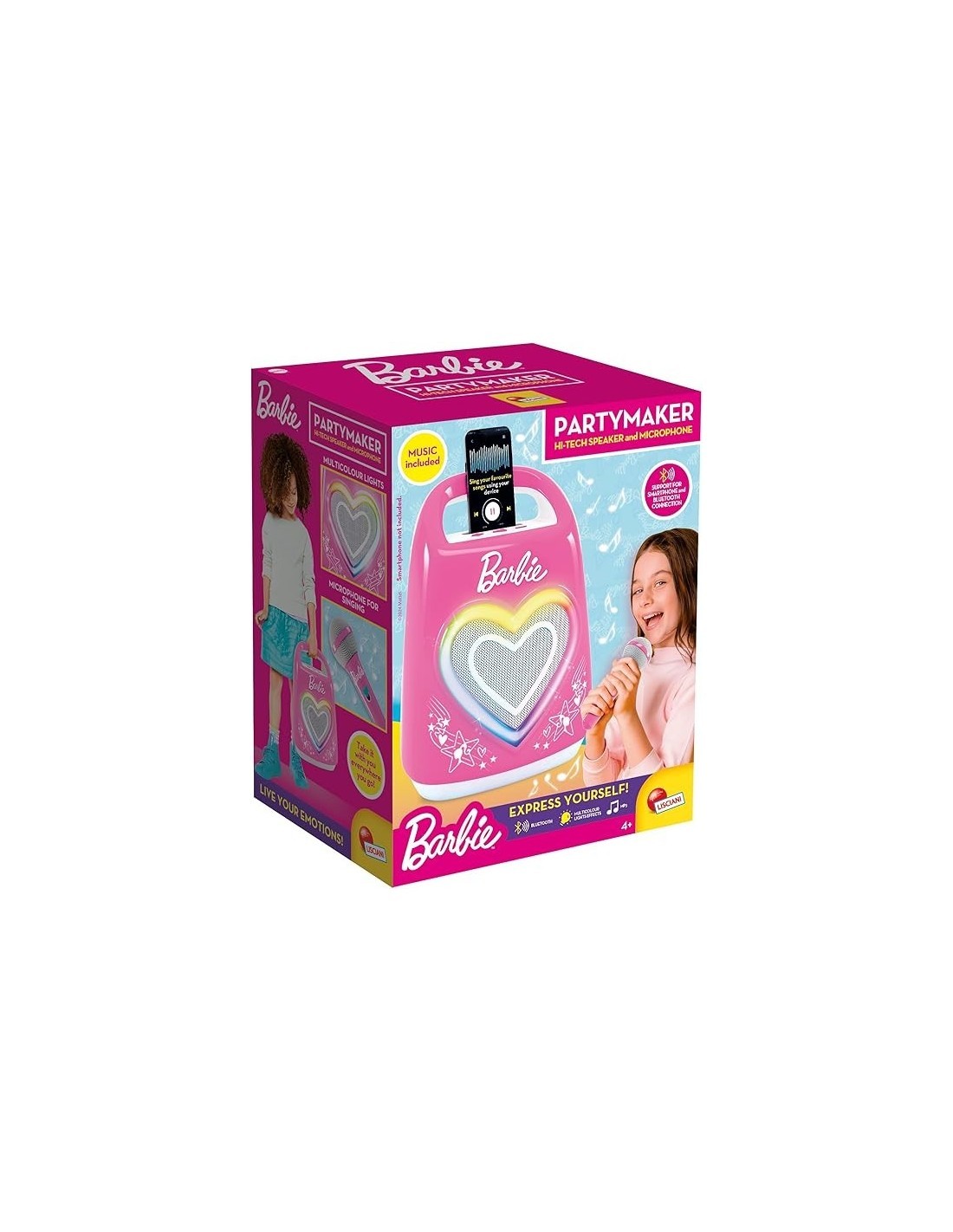 Barbie Party-Partymaker - Speaker Bluetooth e Microfono per Festeggiamenti