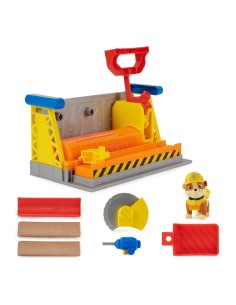 Rubble & Crew Officina di Rubble, Set da Costruzione con Personaggio Rubble, Sabia Kinetic Sand e Strumenti, 3 Anni+ 2