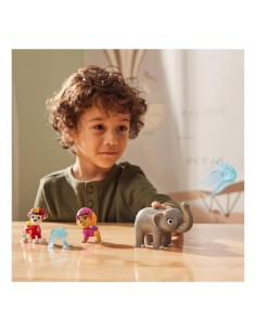 Paw Patrol Jungle Pups con 2 Statuette e Animale della Giungla