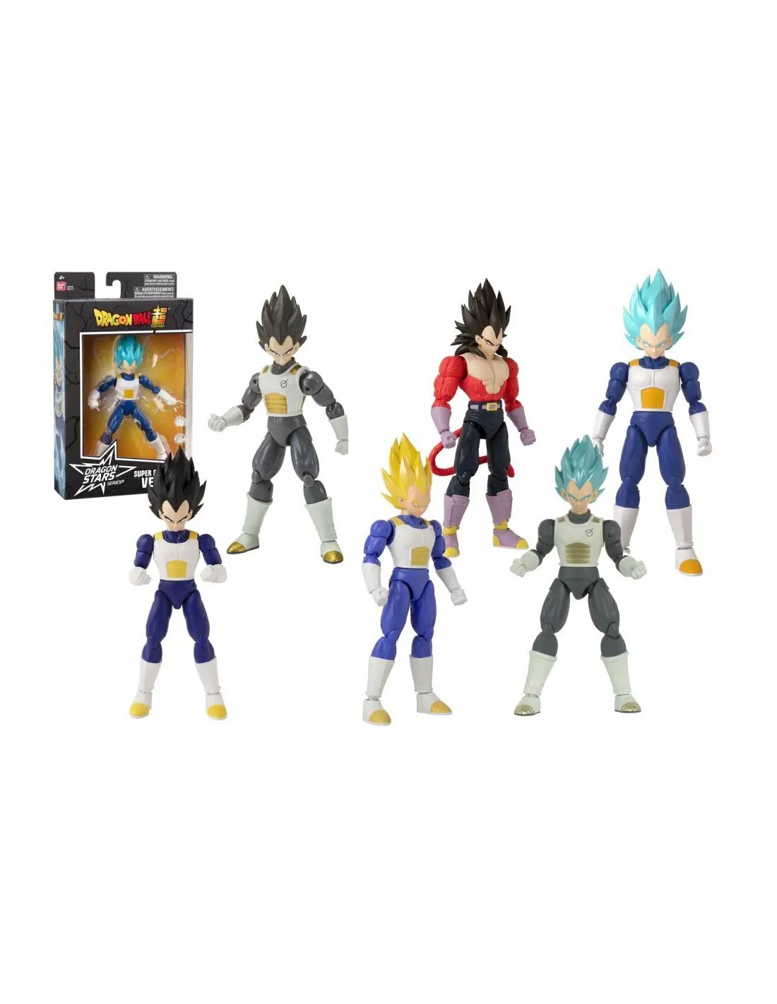 Dragon Ball Personal Dragon Stars Vegeta T05, Saiyan Vegeta 3, action figure 17 cm, personaggio Dragon Ball Super