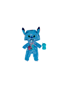 Cry Babies Disney Stitch, bambola con pigiama blu, suoni realistici di bebè, giocattolo per bambini 18 mesi+
