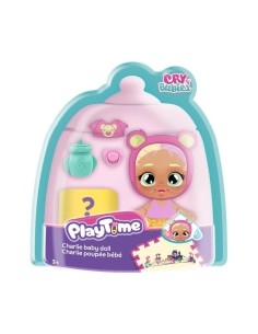 IMC Toys Bambola Bebé Tempo di Gioco 8,5 cm, Spingili e Strisciano, Multicolore, Modelli Assortiti