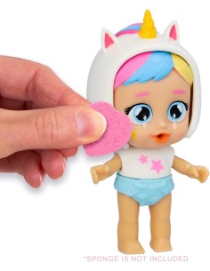 Playtime Cry Babies Dreamy con girello interattivo, bambola da collezione Day Care, giocattolo per bambini 4-6 anni 2