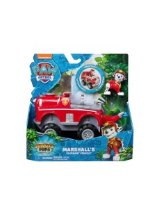 PAW Patrol Jungle Pups, veicolo elefante di Marshall, personaggio Marshall, giochi per bambini 3 anni+