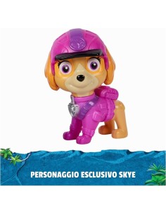 PAW Patrol Jungle Pups, Veicolo Falco di Skye, Jet Giocattolo con Personaggio di Skye da Collezione