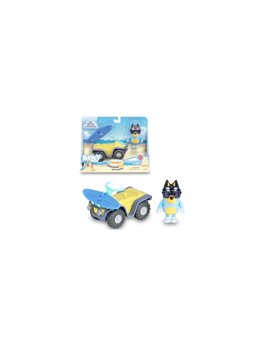 BLUEY BLY62110 BEACH QUAD CON PERSONAGGIO