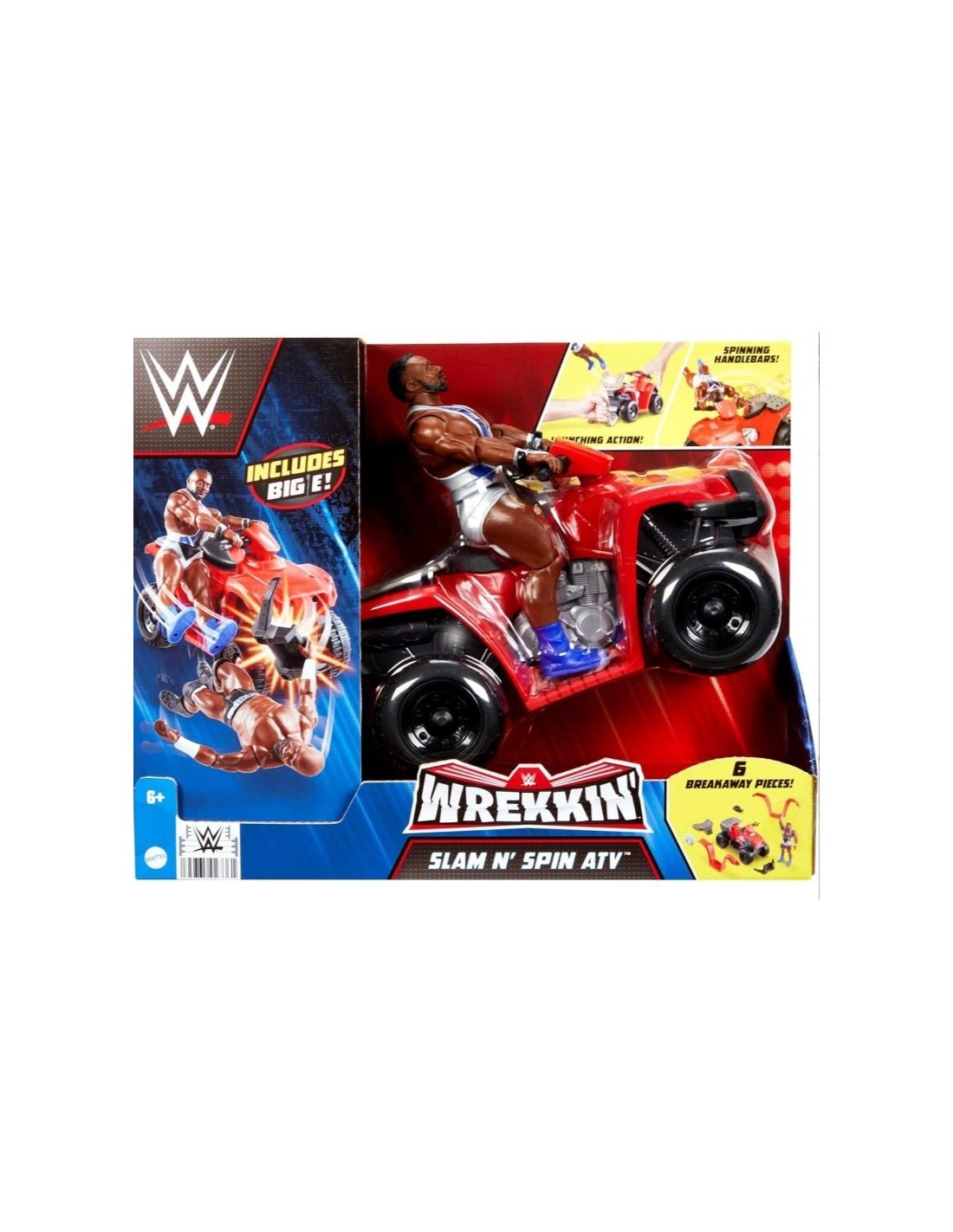 WWE HDM06 PERSONAGGIO CON VEICOLO SLAM N'SPIN