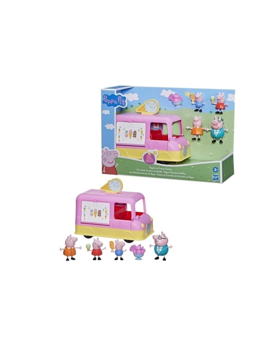 PEPPA PIG F5172 CARRETTO GELATI CON PERSONAGGI