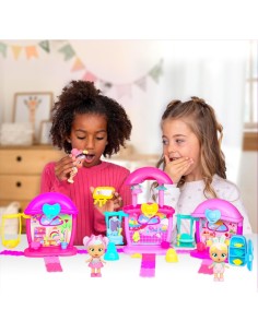 Playtime Cry Babies il Bagno di Bella, Bambola con Mini Playset e 14+ Accessori, Giocattolo per Bambini dai 4 ai 6 Anni