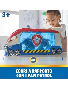 PAW Patroller Trasformabile con Lanciatore, Luci e Suoni - Include Ryder e Quad | Giocattolo per Bambini 3+ SPIN MASTER