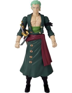 "Bandai 36930 One Piece Action Figure 17 cm, Statuetta Articolata , Multicolore, Anime Heroes, Parti Intercambiabili"