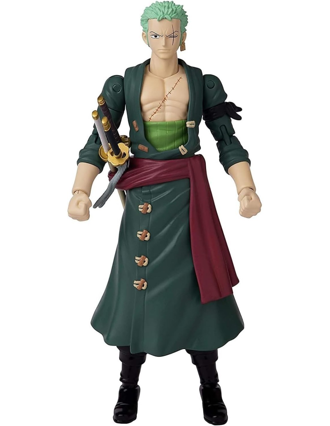 "Bandai 36930 One Piece Action Figure 17 cm, Statuetta Articolata , Multicolore, Anime Heroes, Parti Intercambiabili"