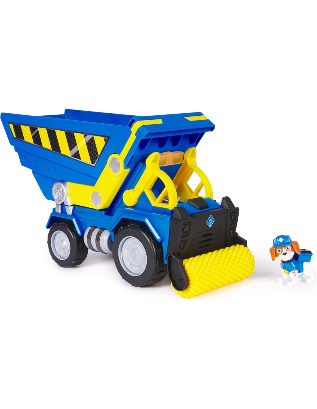 Rubble & Crew, Veicolo Deluxe di Wheeler, Camion Ribaltabile con Luci, Suoni e Personaggio, 3 Anni+