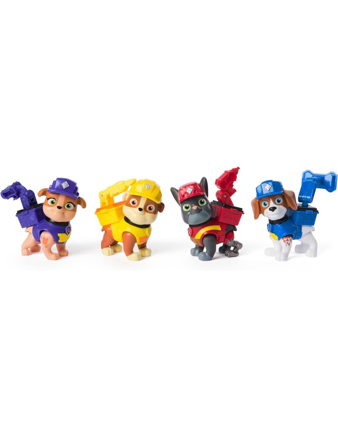 Paw Patrol Rubble & Crew Action Pup Assortito – Figura in Plastica 3+ Anni