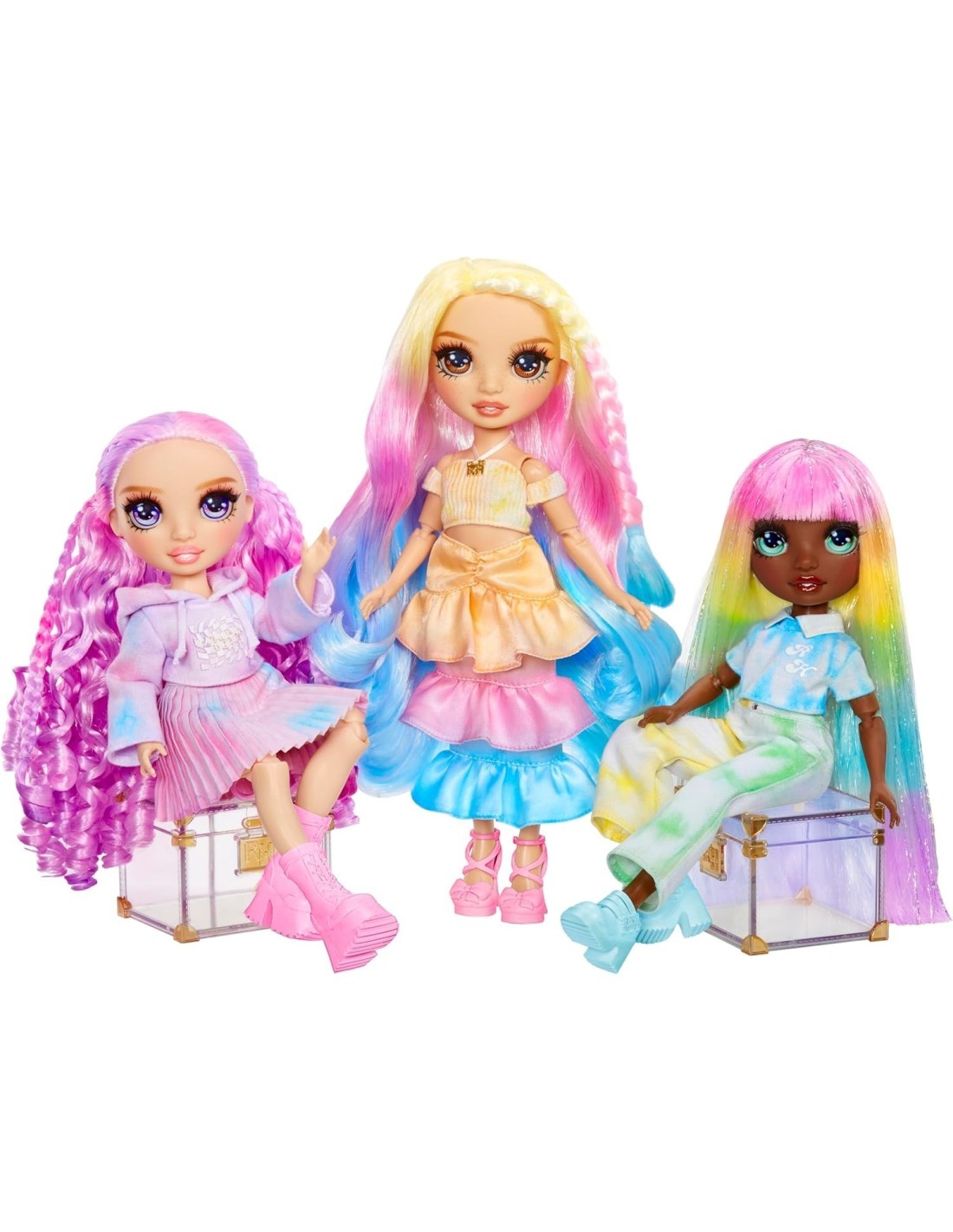 Rainbow High Watercolour & Create DIY Fashion Doll, Acquerelli Lavabili, Kit Tie-Dye, Colora, Crea, Gioca, Risciacqua e Ripeti