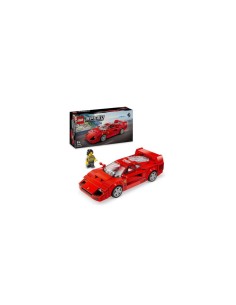 LEGO Speed Champions Ferrari F40 76934, Modellino Supercar da Costruire, Auto da Collezione, Minifigure Pilota
