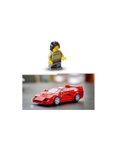 LEGO Speed Champions Ferrari F40 76934, Modellino Supercar da Costruire, Auto da Collezione, Minifigure Pilota 2