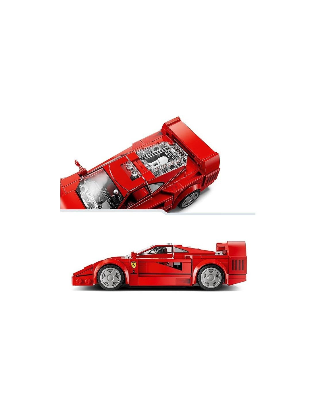 LEGO Speed Champions Ferrari F40 76934, Modellino Supercar da Costruire, Auto da Collezione, Minifigure Pilota