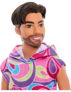 BARBIE, KEN FASHIONISTAS N. 227, BAMBOLA COLLEZIONE, 3+ ANNI