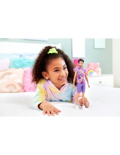 BARBIE, KEN FASHIONISTAS N. 227, BAMBOLA COLLEZIONE, 3+ ANNI