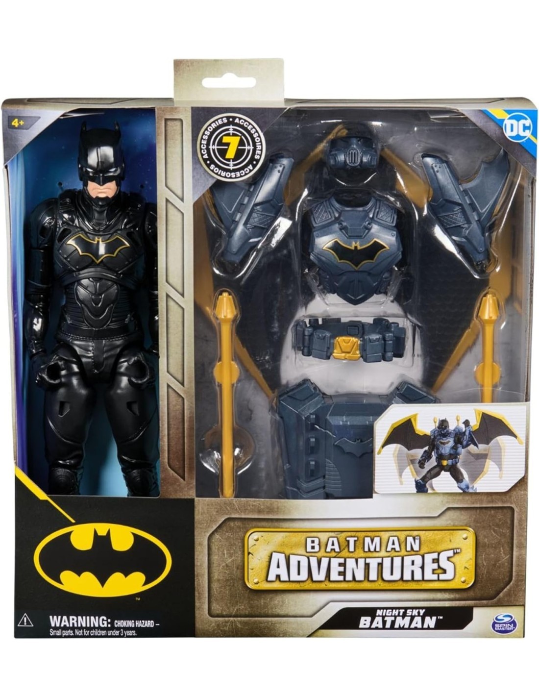 Batman Adventures “Night Sky” – Action Figure 30 cm con Ali Estendibili