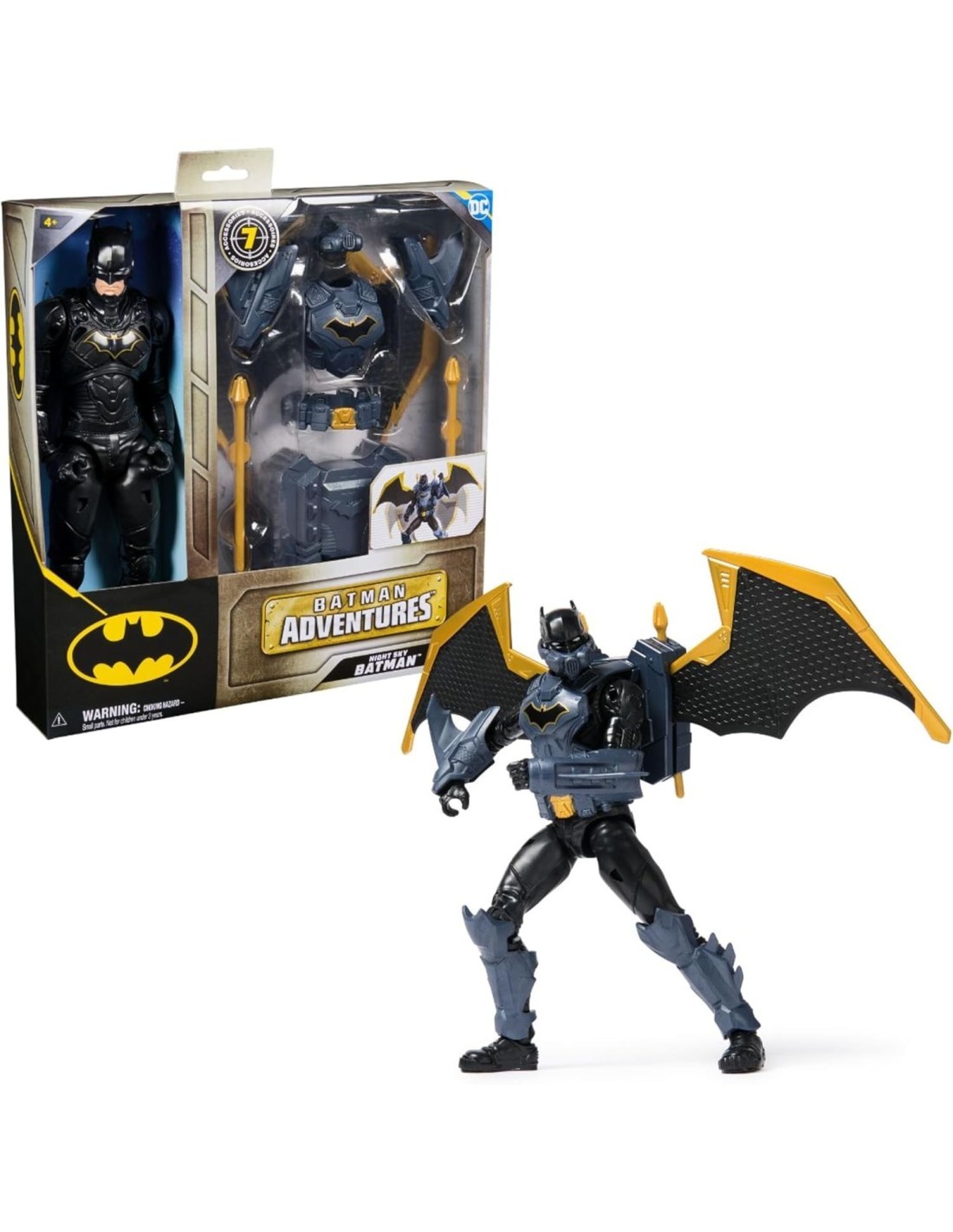 Batman Adventures “Night Sky” – Action Figure 30 cm con Ali Estendibili