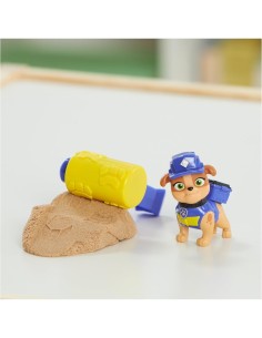 Rubble & Crew, Set di Action Figure Rubble e Mix con Kinetic Sand Build-It, 85,05 g, e Attrezzi per Costruzioni, 3+ Anni
