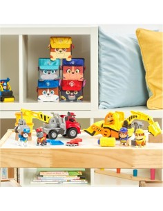 Rubble & Crew, Set di Action Figure Rubble e Mix con Kinetic Sand Build-It, 85,05 g, e Attrezzi per Costruzioni, 3+ Anni