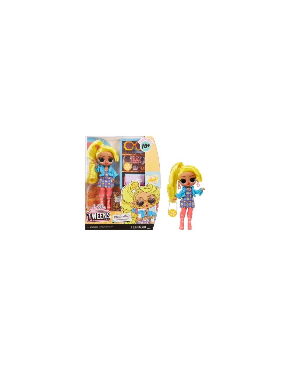 L.O.L. Surprise! Tweens con Fashion Doll Hana Groove, Oltre 10 Sorprese e Accessori | Età 4+