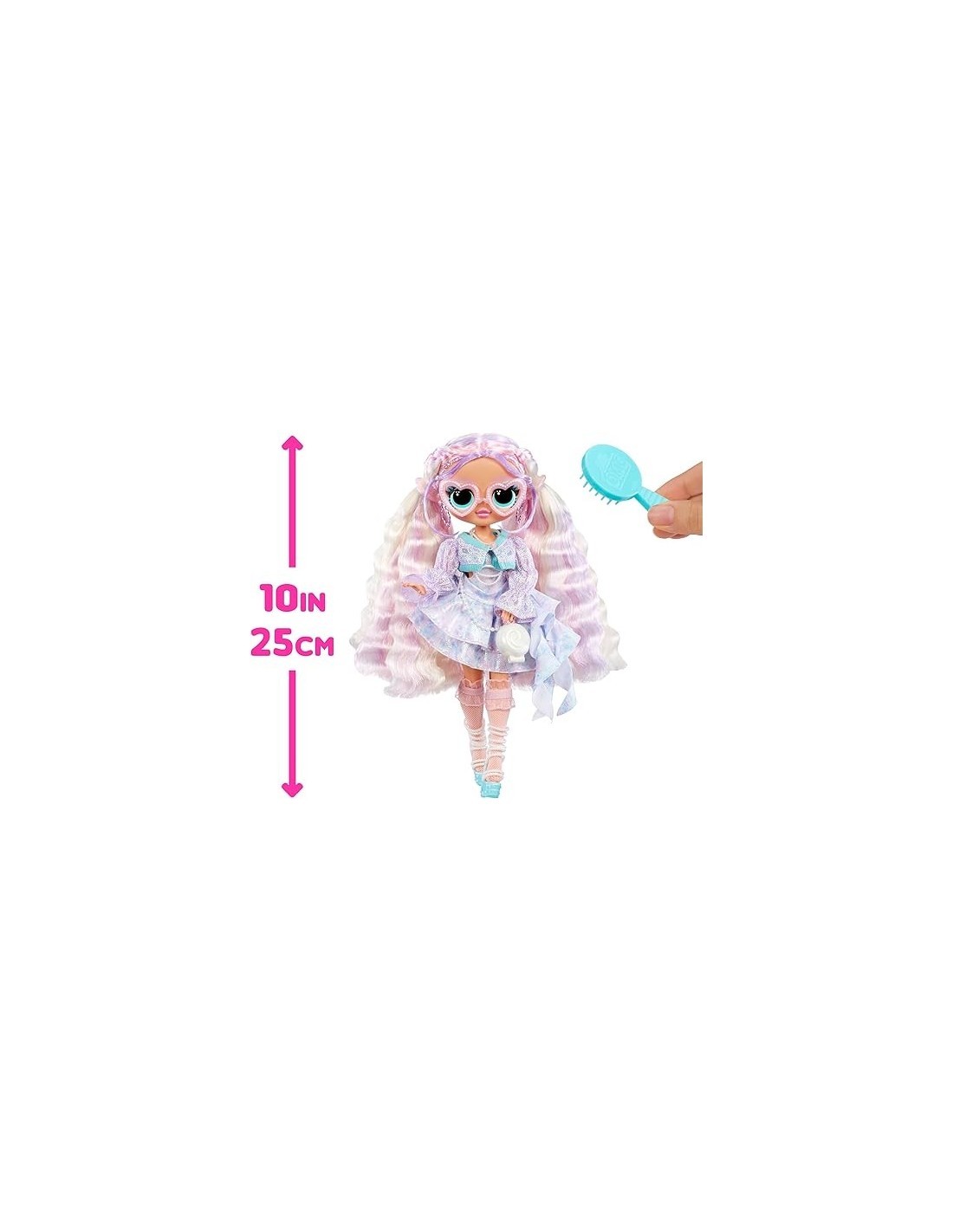 L.O.L. Surprise! OMG Fashion Doll Pearla con 15 Sorprese, Abiti e Accessori a Tema Sirena | Età 4+