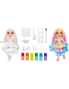 Rainbow High Watercolour & Create DIY Fashion Doll, Acquerelli Lavabili, Kit Tie-Dye, Colora, Crea, Gioca, Risciacqua e Ripeti