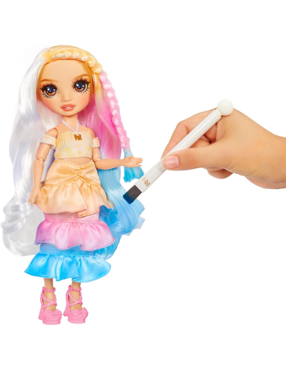 Rainbow High Watercolour & Create DIY Fashion Doll, Acquerelli Lavabili, Kit Tie-Dye, Colora, Crea, Gioca, Risciacqua e Ripeti