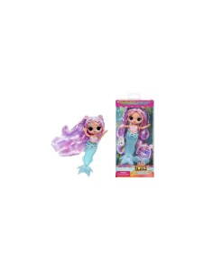 LOL SURPRISE 510444 MERMAID LANA MARINE, BAMBOLA ALLA MODA, CODA CAMBIA COLORE, PINNA MOBILE, ACCESSORI, 4+