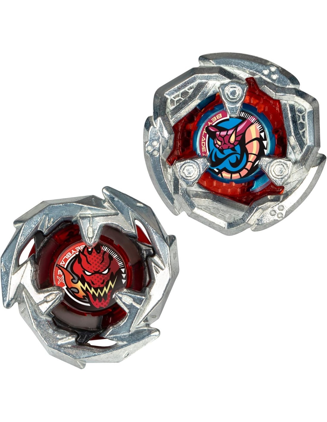 Beyblade X Dual Pack Tail Viper 5-80O & Sword Dran 3-60F Hasbro – Set Duello Trottole