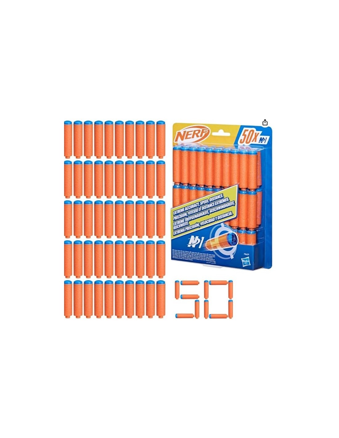 NERF F8639 CONF 50 PROIETTILI