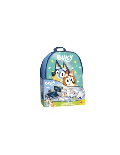 ZAINETTO BLUEY CON KIT CREATIVO  DISEGNA E COLORA