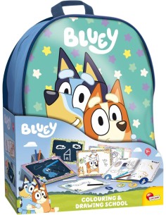 ZAINETTO BLUEY CON KIT CREATIVO  DISEGNA E COLORA