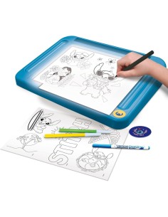 STITCH DRAWING SCHOOL, TAVOLO DA DISEGNO CON LUCE, GIOCO EDUCATIVO, DISEGNO CREATIVO PER BAMBINI 2